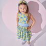 Lemon Garden Dress With Hairband Accessory, thumbnail 5 of 7
