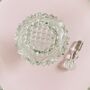 Vintage Rare Decorative Cut Glass Crystal Perfume Bottle ~ 31, thumbnail 7 of 9