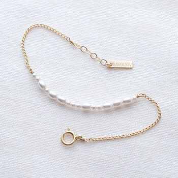 Personalised Organic Vegan Pearl Bracelet, 2 of 4