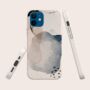 Grey Watercolour Biodegradable Phone Case, thumbnail 1 of 7
