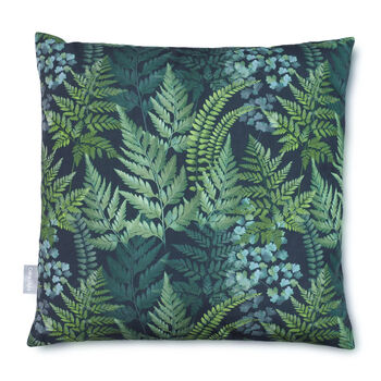 Ferns Woodland Water Resistant Garden Outdoors Cushion, 3 of 9