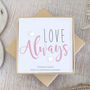 Sterling Silver Heart Earrings, Love Always, thumbnail 1 of 5