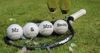 Customised Wedding Themed Tennis Balls, 10 of 10