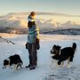 Glacier Rainbow Reflective Super Bobble Hat, thumbnail 3 of 5