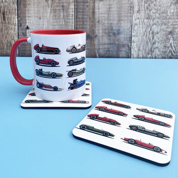 Formula One Grand Prix Racing Car History Mug, 2 of 5