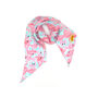 Flamingo Print Silk Skinny Minnie Hair Scarf, thumbnail 4 of 7