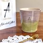 Letter A Handmade Alphabet Mug Tumbler, thumbnail 1 of 8