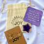 Friends Are Like Stars Amethyst Crystal And Earrings Gift Set, thumbnail 2 of 2