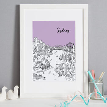 Personalised Sydney Print, 2 of 12