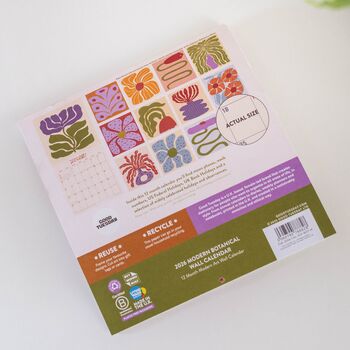2026 Compact Wall Calendar | Modern Botanical, 7 of 7