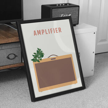 Guitar Amplifier Print | Tweed Amp Poster, 3 of 8