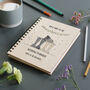 Personalised Mr And Mrs Welly Wooden Wedding Planner, thumbnail 1 of 3