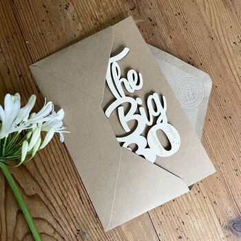 Personalised Big 30 Birthday Card, 8 of 8