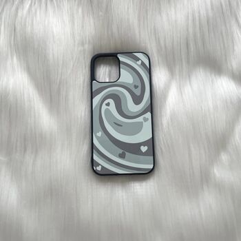 Swirls And Hearts Phone Case, 2 of 5