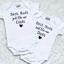 Best Buds Just Like Our Dads Baby Vests, thumbnail 2 of 8