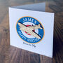 Personalised Birthday Card With Wooden Spitfire Attached, thumbnail 2 of 5