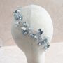 Pale Blue Crystal Hair Vine, thumbnail 5 of 6