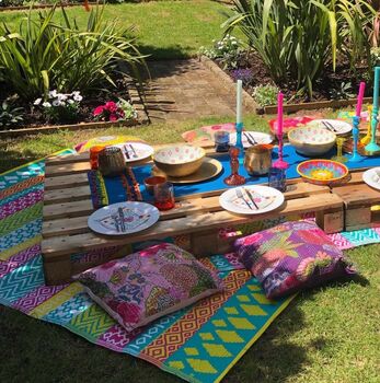 Colourful Outdoor Rug, 4 of 5