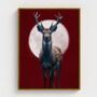 Moonlit Stag Canvas Art, thumbnail 8 of 8