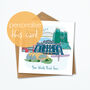 Personalised Newcastle Greeting Card, Skyline Print, thumbnail 1 of 4