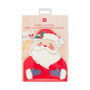 Santa Shaped Napkin With Colour In Placecards, thumbnail 2 of 4