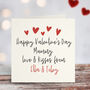 Happy Valentine's Day Mummy Love And Kisses Personalised Card, thumbnail 1 of 4