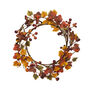 40cm Autumn Wreath Faux Leaves Pinecones And Berries, thumbnail 2 of 2