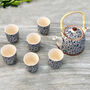 Traditional Herbal Tea Set With Teapot And Six Tea Cups, thumbnail 2 of 4