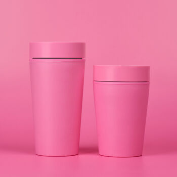 Circular And Co Coffee Cup Made From Bubblegum 12oz Pink, 3 of 8