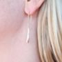 Solid Dipped Earrings, thumbnail 2 of 4