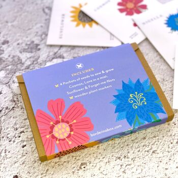 Sow In Love Flower Seed Gift Box, 7 of 7