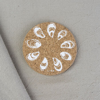 Cork Placemats And Coasters | Oyster, 3 of 5