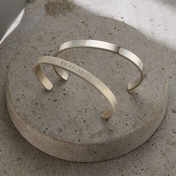 Personalised Men's Cuff Bangle, 10 of 10