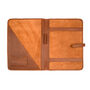Personalised A4 Leather Document Holder In Brown, thumbnail 4 of 8