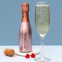 Rose Gold Prosecco Gifts Set With Personalised Flute, thumbnail 1 of 3