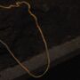 Men's 18 K Gold Plated Curb Chain, thumbnail 1 of 9