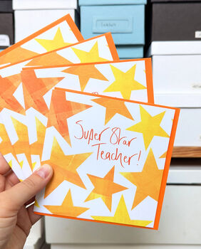 Super Star Teacher Card, 2 of 9