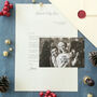 Christmas Letter Personalised Photo Keepsake, thumbnail 1 of 7