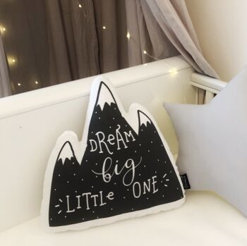'Dream Big Little One' Mountain Pillow, 2 of 3