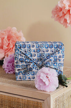 Fabric Gift Wrap Reusable Furoshiki Art Deco, 8 of 10