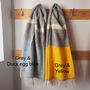 Your Message Personalised Blanket Scarf, thumbnail 4 of 8