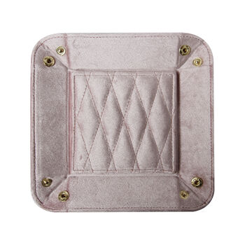 Quilted Velvet Catchall Jewellery Tray, 5 of 9