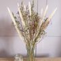 Pampas Grass With Rainbow Gypsophila And Vase, thumbnail 3 of 3