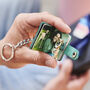 Personalised Leather Eight Photo Mini Book Keyring For Dad With Hot Stamped Initials, Name Or Date, thumbnail 9 of 11