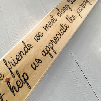Personalised Hand Engraved Indoor Wooden Signs, 2 of 4