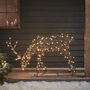 Studley Rattan Grazing Stag Light Up Reindeer, thumbnail 2 of 3