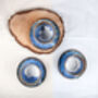 Blue Set Of Two Porcelain Tea Cup With Saucer, thumbnail 8 of 11