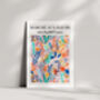 Marché Aux Fleurs Abstract Art Wall Print No.Two, thumbnail 6 of 9