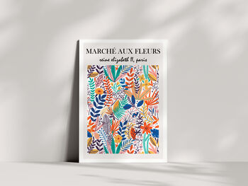 Marché Aux Fleurs Abstract Art Wall Print No.Two, 6 of 9