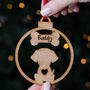 Personalised Dog Christmas Bauble, thumbnail 1 of 2